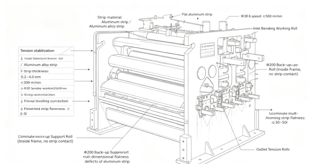 Tension Leveler for Aluminum Coil